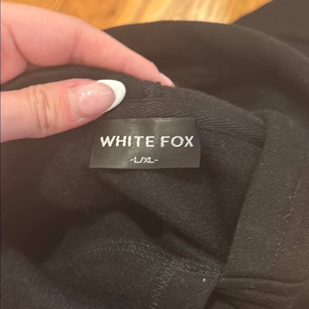Black Hoodie by White Fox - Picture 3 of 3
